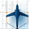 Icon representing flight planning